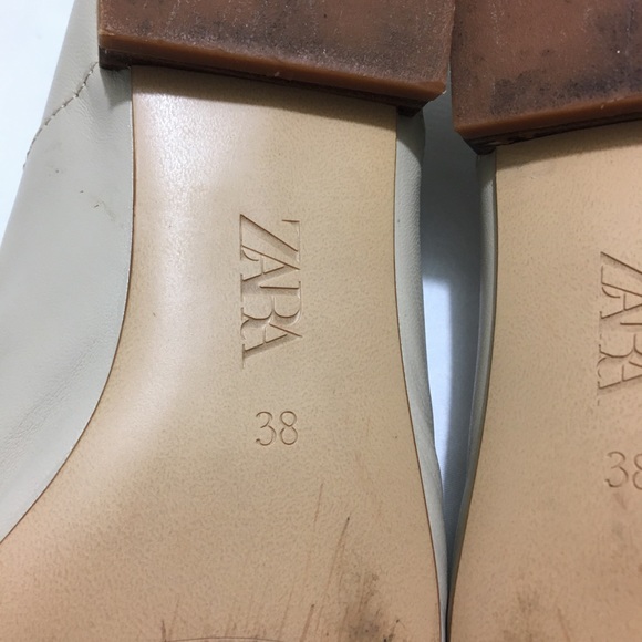Zara Ecru dressy shoes size 38 - Picture 10 of 12